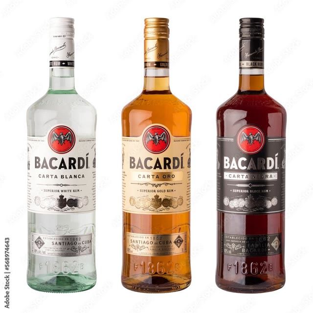 Bacardi Spiced / Blanca / Negra 40 ml